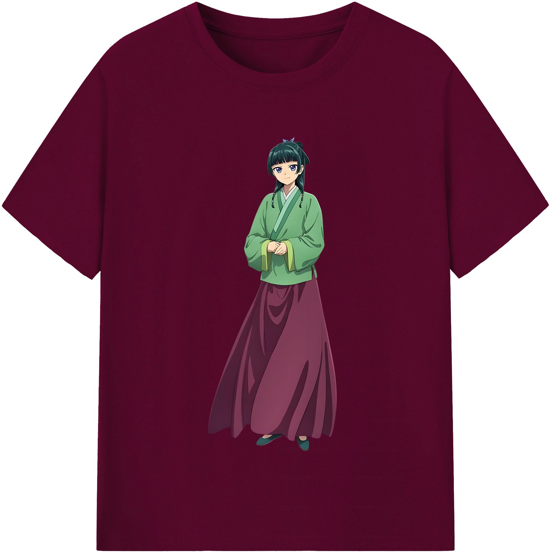 （画像用） 薬屋のひとりごと The Apothecary Diaries レディースカジュアルプリントTシャツ（綿100％）